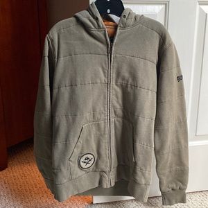 Quicksilver zip up hoodie